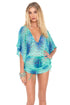 Luli Fama Siete Mares Cabana V-Neck Dress